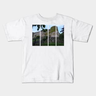 Gorizia, Italy. The castle. It stands between the walls of the ancient village, what medieval sources cite as Upper Land. Friuli Venezia Giulia. Sunny spring afternoon day. Kids T-Shirt